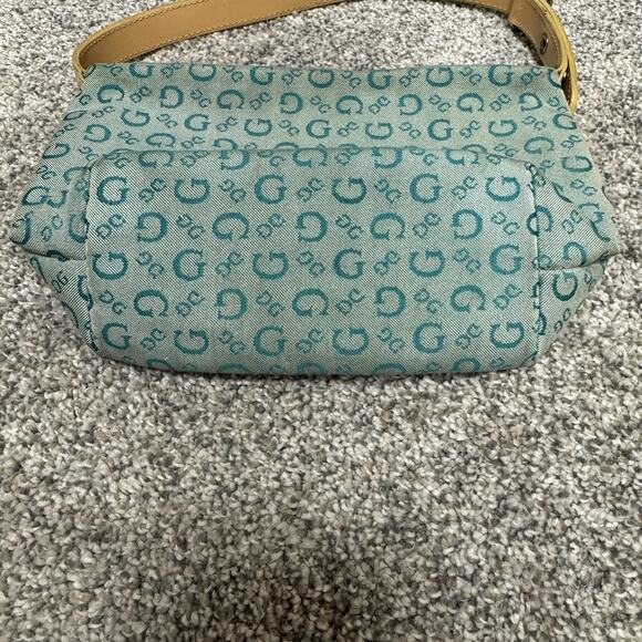 Vintage Y2K Guess Baguette Purse Logo Preppy Coquette Retro Mini Shoulder Bag - Picture 5 of 14